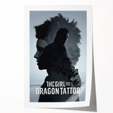 Classic 2010s Movie Poster Art – Vintage The Girl with the Dragon Tattoo Print