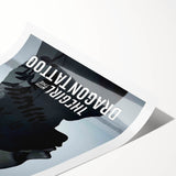 Classic 2010s Movie Poster Art – Vintage The Girl with the Dragon Tattoo Print