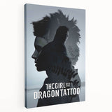 Classic 2010s Movie Poster Art – Vintage The Girl with the Dragon Tattoo Print