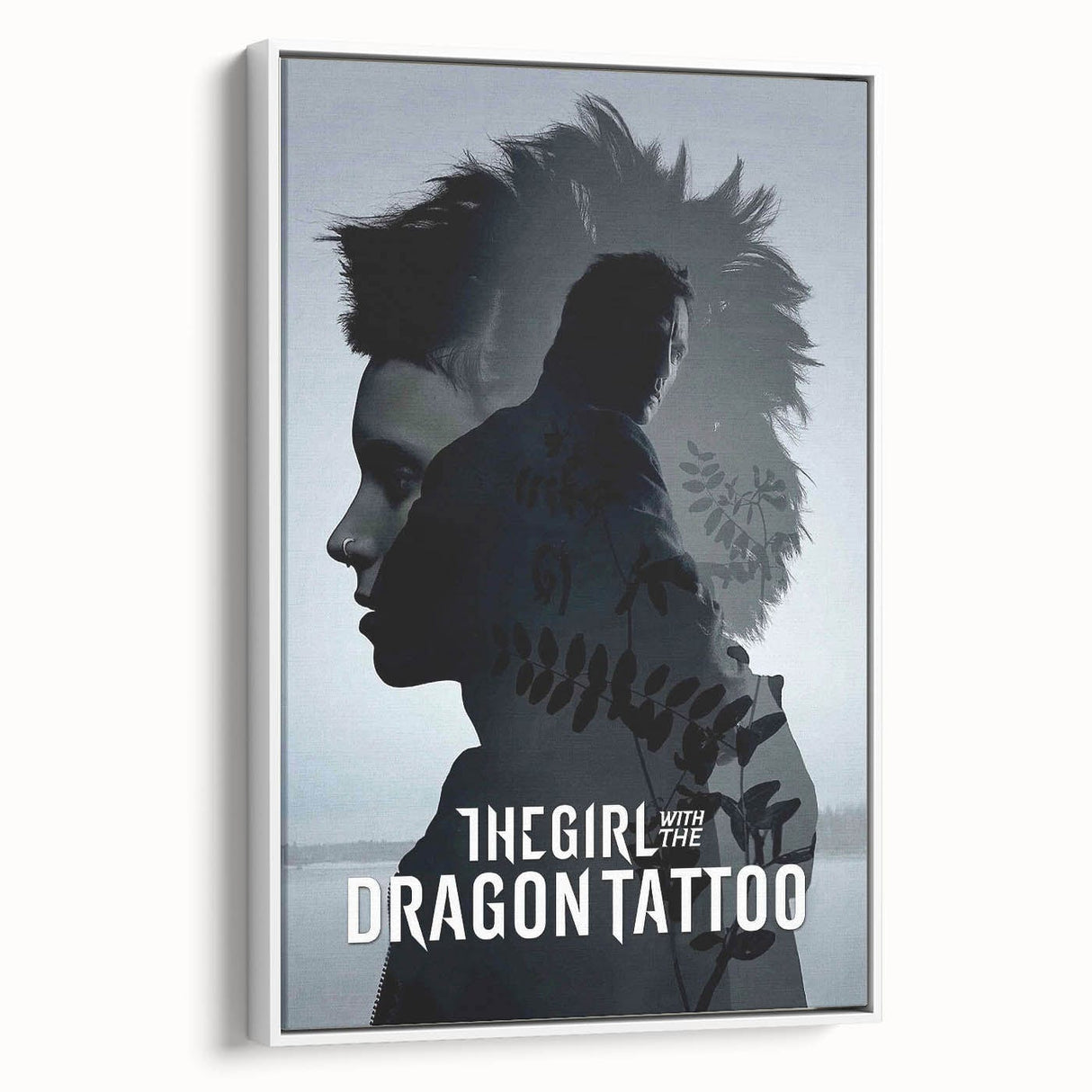 Classic 2010s Movie Poster Art – Vintage The Girl with the Dragon Tattoo Print