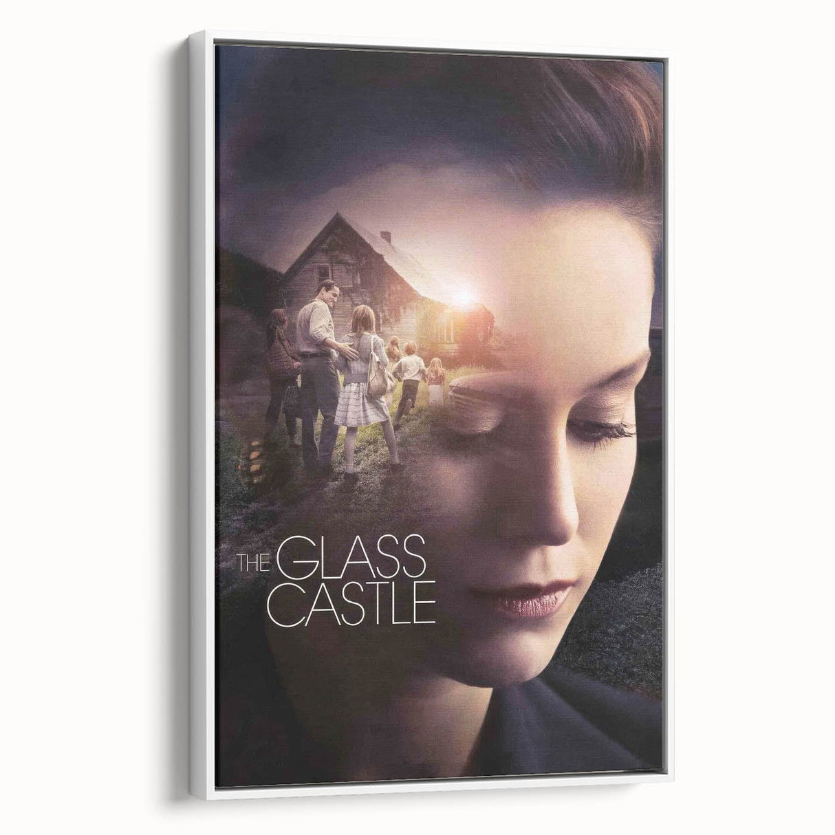 2010s Movie Poster Art – The Glass Castle Vintage Film Wall Print