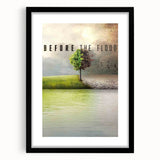 2010s Movie Poster Art – Vintage Before the Flood Climate Print