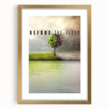 2010s Movie Poster Art – Vintage Before the Flood Climate Print