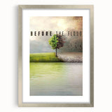 2010s Movie Poster Art – Vintage Before the Flood Climate Print