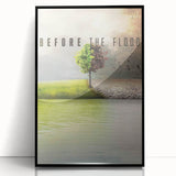 2010s Movie Poster Art – Vintage Before the Flood Climate Print