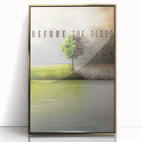 2010s Movie Poster Art – Vintage Before the Flood Climate Print
