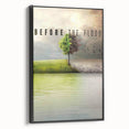 2010s Movie Poster Art – Vintage Before the Flood Climate Print