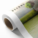 2010s Movie Poster Art – Vintage Before the Flood Climate Print