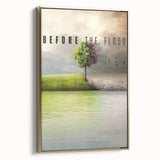 2010s Movie Poster Art – Vintage Before the Flood Climate Print