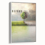2010s Movie Poster Art – Vintage Before the Flood Climate Print