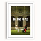 2010s Movie Poster Art - The Two Popes Vintage Movie Poster Print