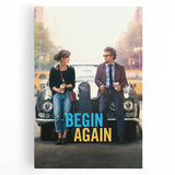 2010s Movie Poster Art - Begin Again Retro Vintage Film Print