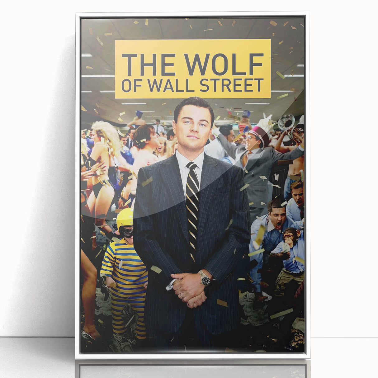 2010s Movie Poster Art - The Wolf of Wall Street Vintage Print
