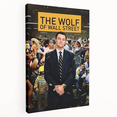 2010s Movie Poster Art - The Wolf of Wall Street Vintage Print