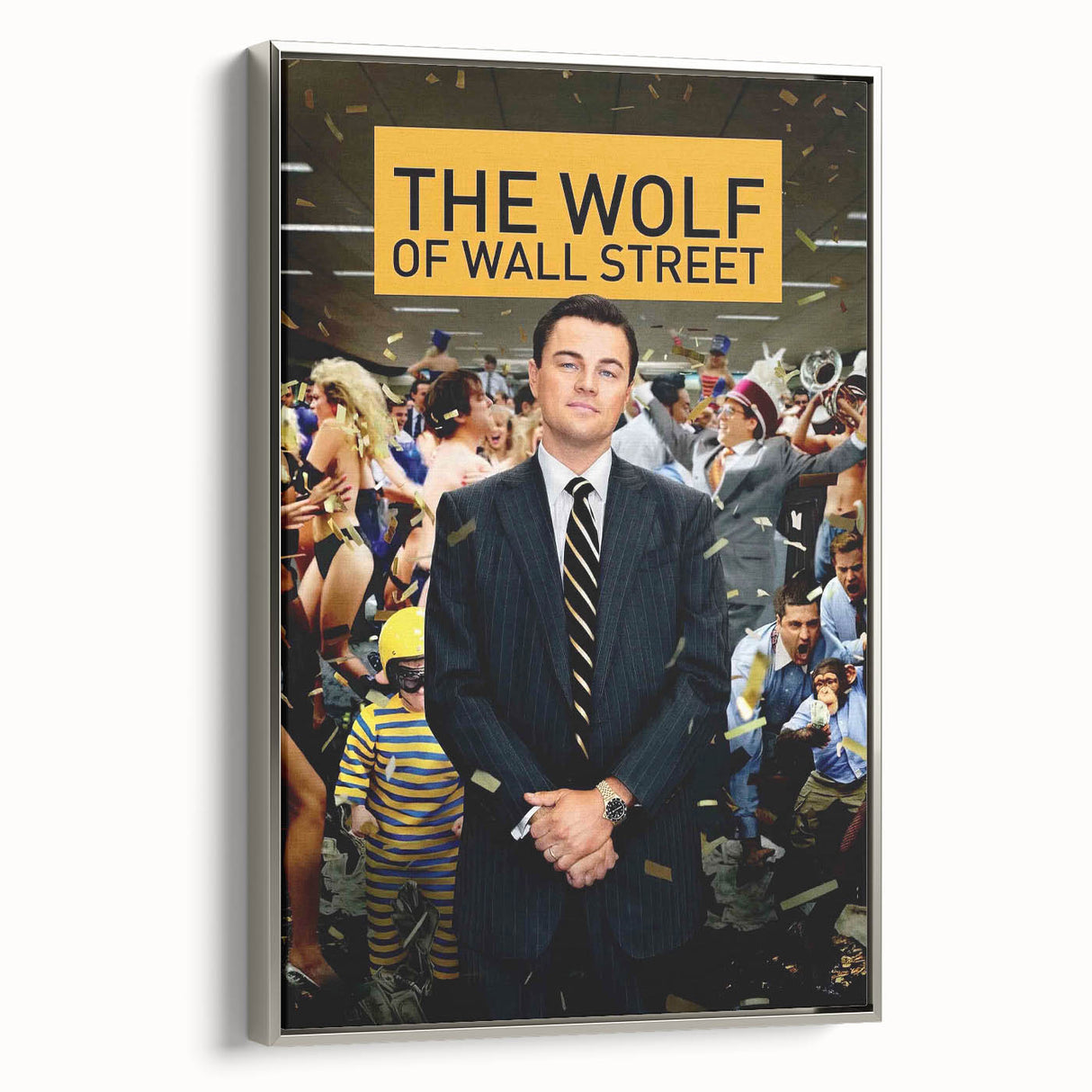 2010s Movie Poster Art - The Wolf of Wall Street Vintage Print