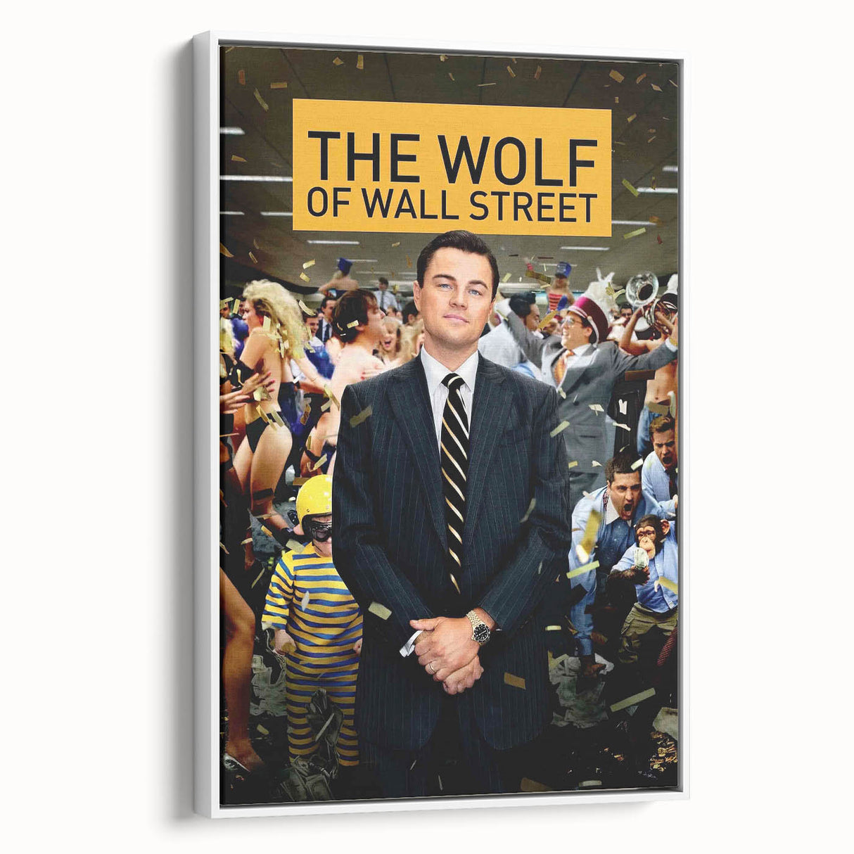 2010s Movie Poster Art - The Wolf of Wall Street Vintage Print