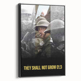 2010s Movie Poster Art - They Shall Not Grow Old Vintage Print