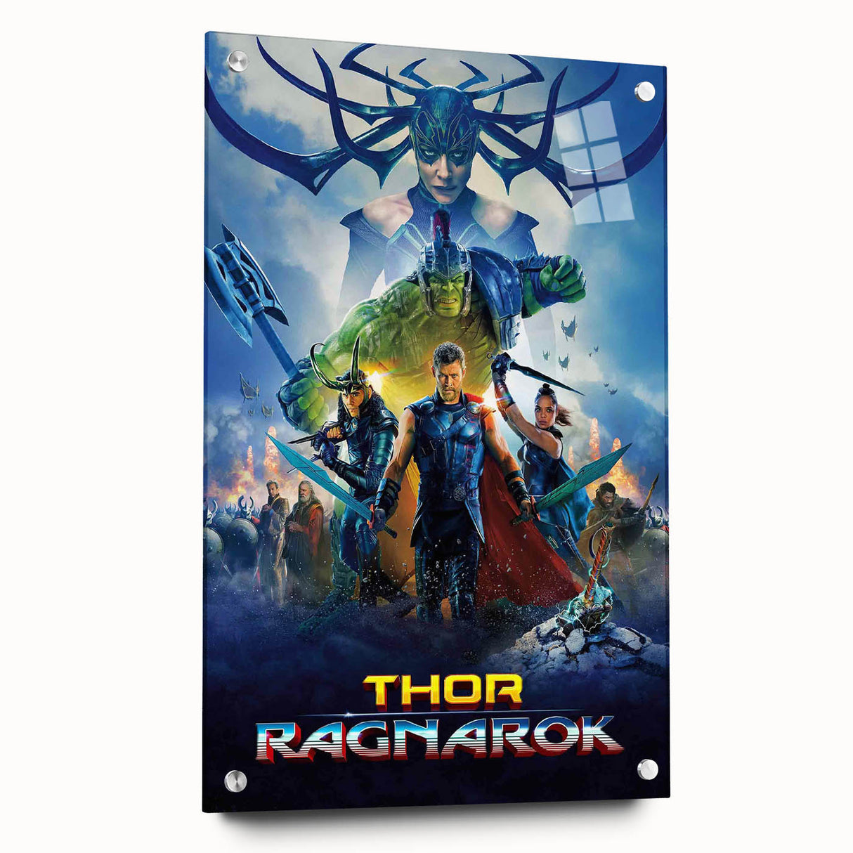 2010s Movie Poster Art - Thor: Ragnarok Vintage Movie Poster Print