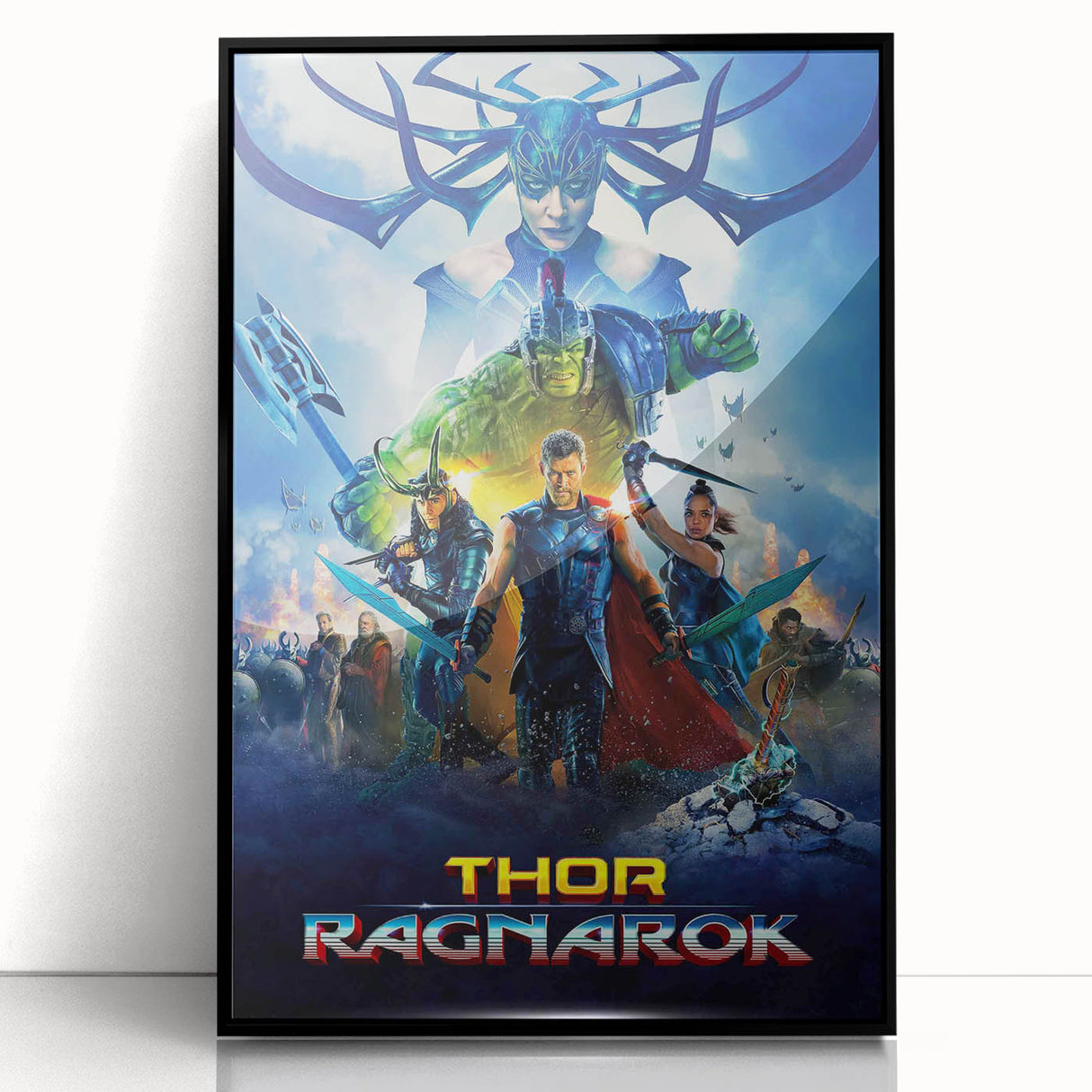 2010s Movie Poster Art - Thor: Ragnarok Vintage Movie Poster Print