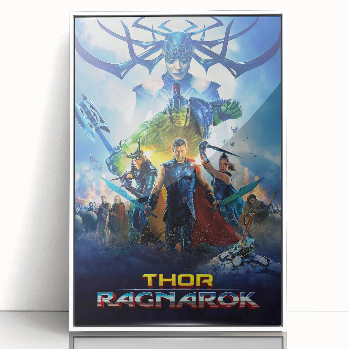 2010s Movie Poster Art - Thor: Ragnarok Vintage Movie Poster Print