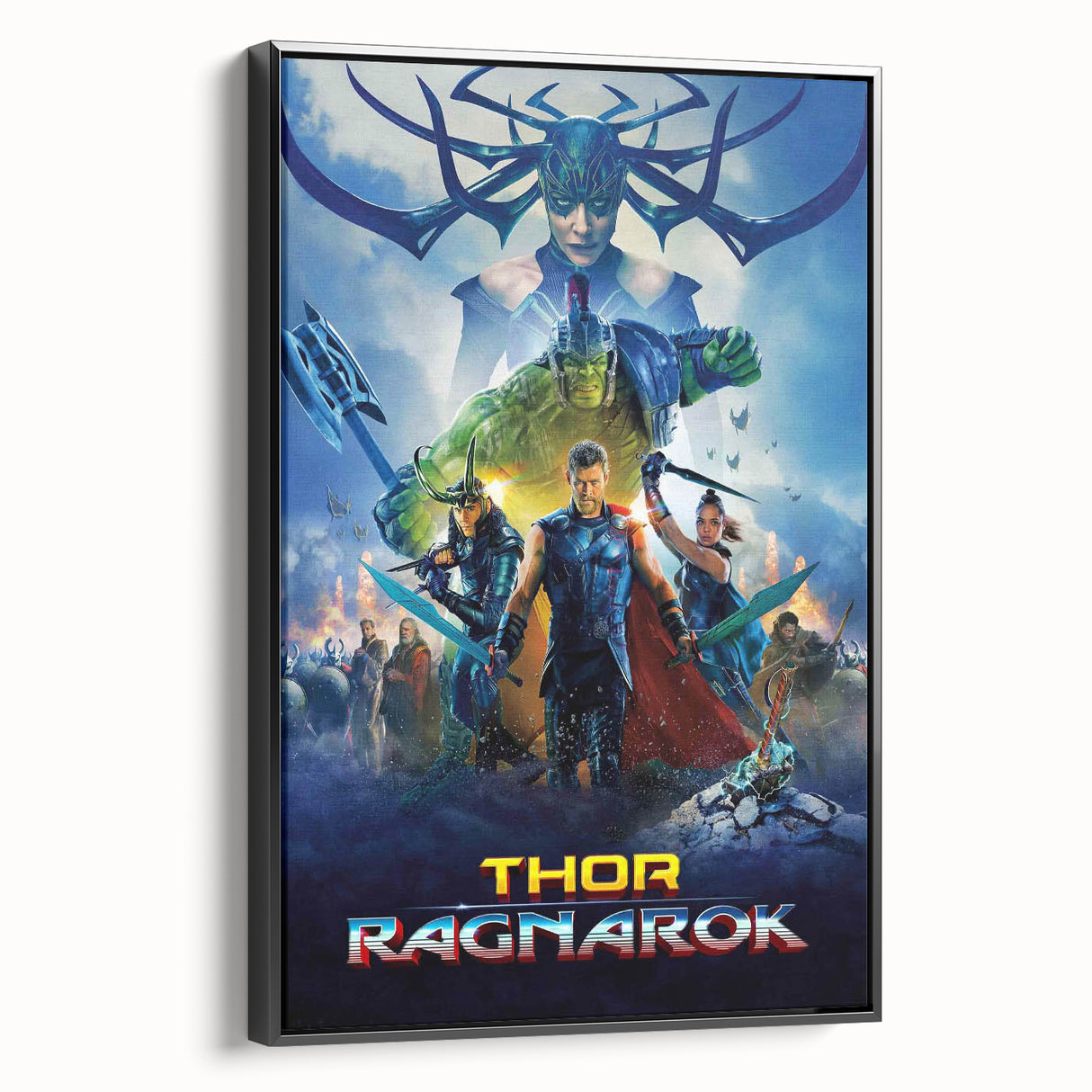 2010s Movie Poster Art - Thor: Ragnarok Vintage Movie Poster Print
