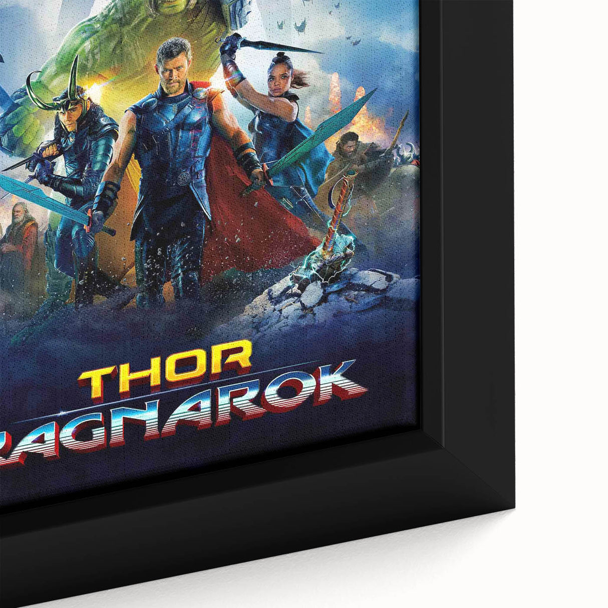 2010s Movie Poster Art - Thor: Ragnarok Vintage Movie Poster Print