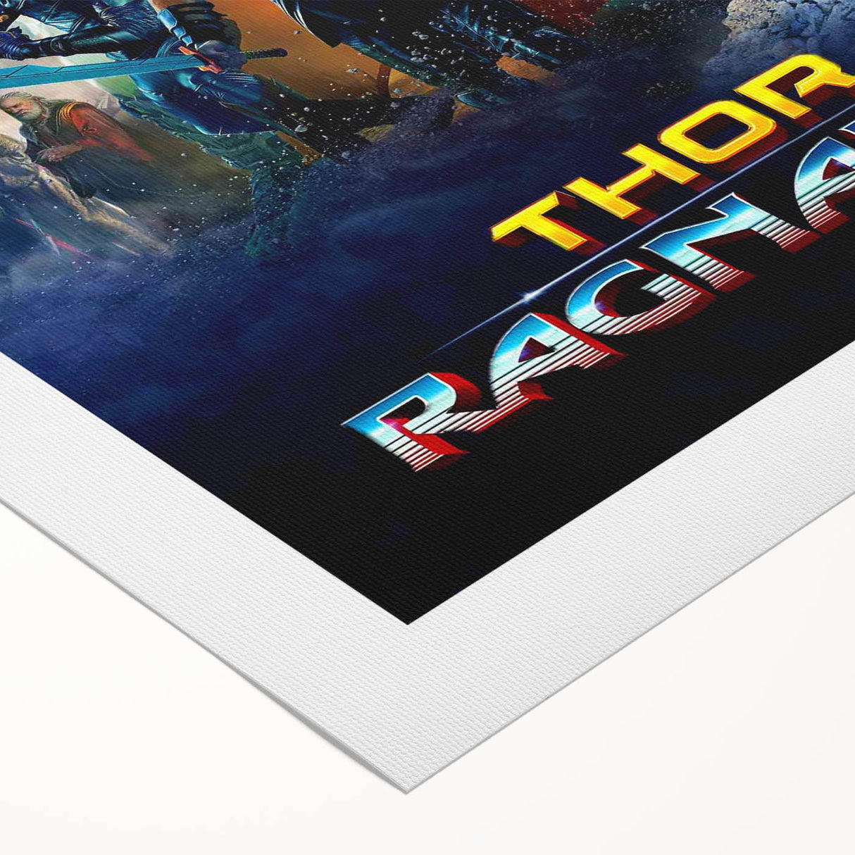 2010s Movie Poster Art - Thor: Ragnarok Vintage Movie Poster Print