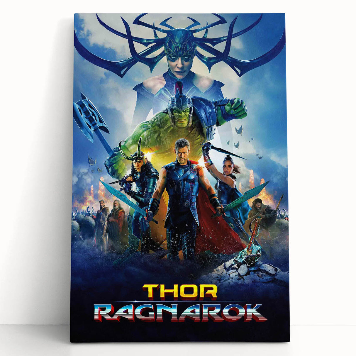 2010s Movie Poster Art - Thor: Ragnarok Vintage Movie Poster Print