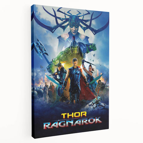 2010s Movie Poster Art - Thor: Ragnarok Vintage Movie Poster Print
