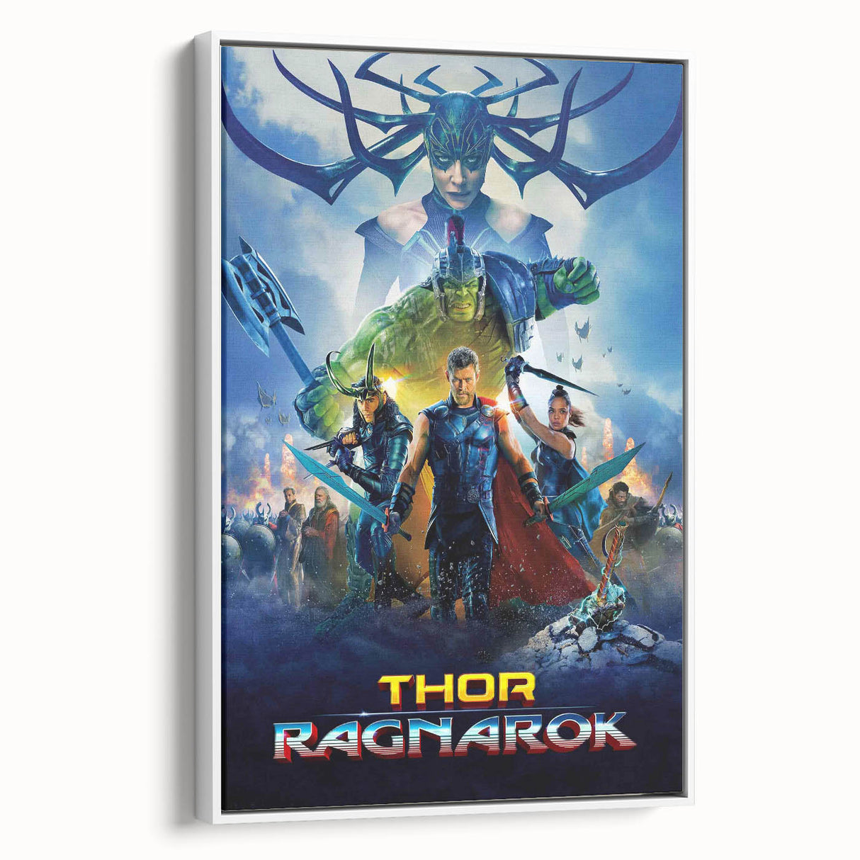 2010s Movie Poster Art - Thor: Ragnarok Vintage Movie Poster Print