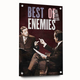 2010s Movie Poster Art - Best of Enemies Retro Vintage Film Print