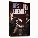 2010s Movie Poster Art - Best of Enemies Retro Vintage Film Print