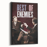 2010s Movie Poster Art - Best of Enemies Retro Vintage Film Print