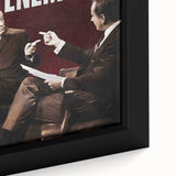 2010s Movie Poster Art - Best of Enemies Retro Vintage Film Print