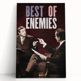2010s Movie Poster Art - Best of Enemies Retro Vintage Film Print