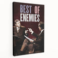 2010s Movie Poster Art - Best of Enemies Retro Vintage Film Print