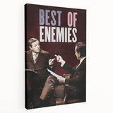 2010s Movie Poster Art - Best of Enemies Retro Vintage Film Print
