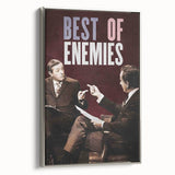 2010s Movie Poster Art - Best of Enemies Retro Vintage Film Print