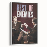 2010s Movie Poster Art - Best of Enemies Retro Vintage Film Print