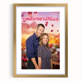 2020s Vintage Movie Poster - A Valentine's Match Retro Film Art