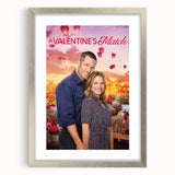 2020s Vintage Movie Poster - A Valentine's Match Retro Film Art