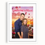 2020s Vintage Movie Poster - A Valentine's Match Retro Film Art
