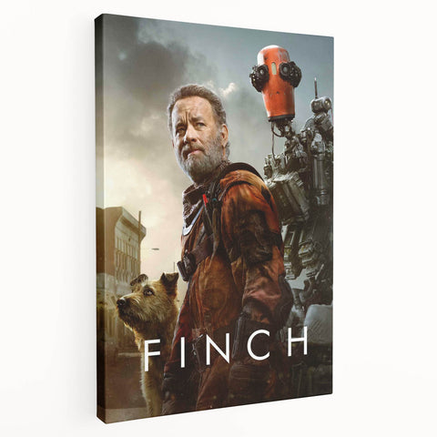Finch 2020s Vintage Movie Poster Retro Sci-Fi Film Art Print