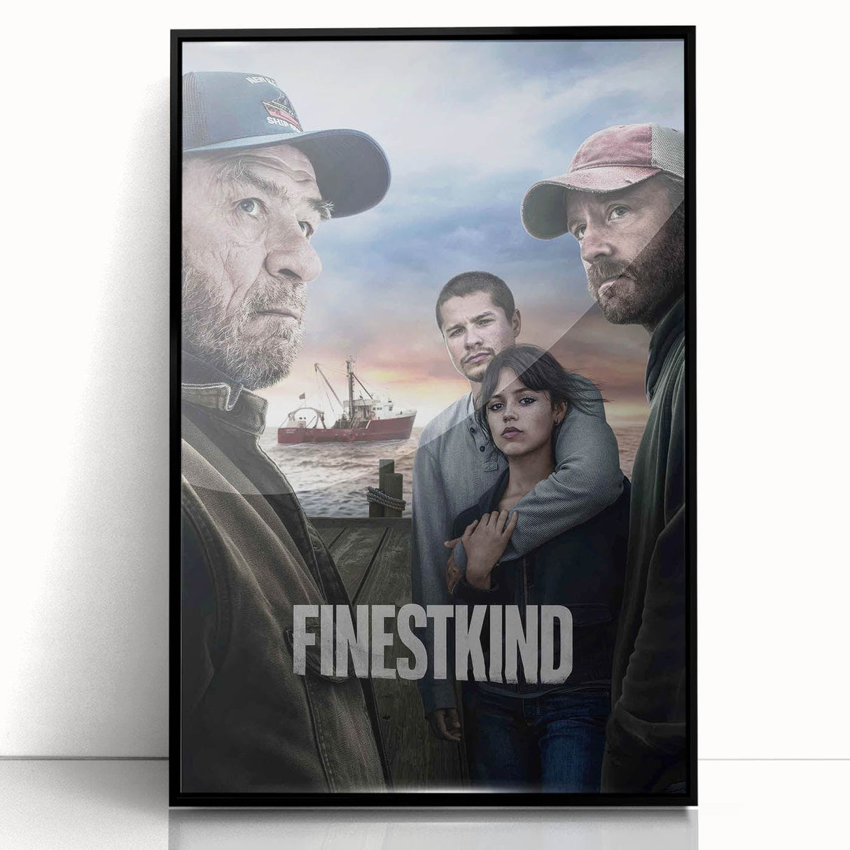 Finestkind 2020s Vintage Movie Poster Retro Crime Drama Art