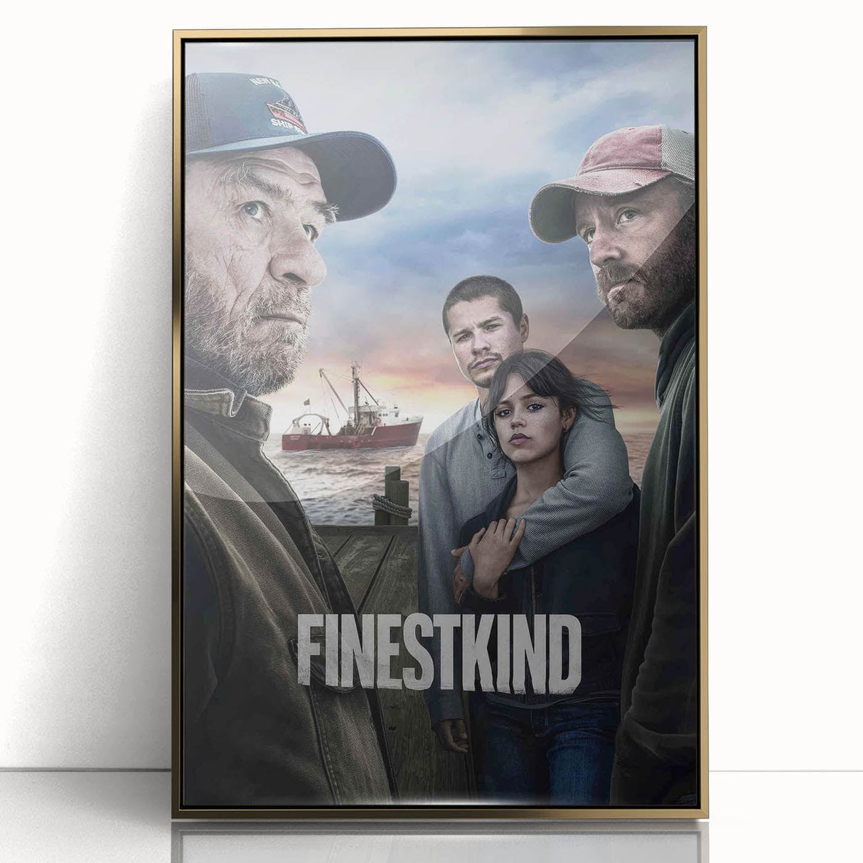 Finestkind 2020s Vintage Movie Poster Retro Crime Drama Art