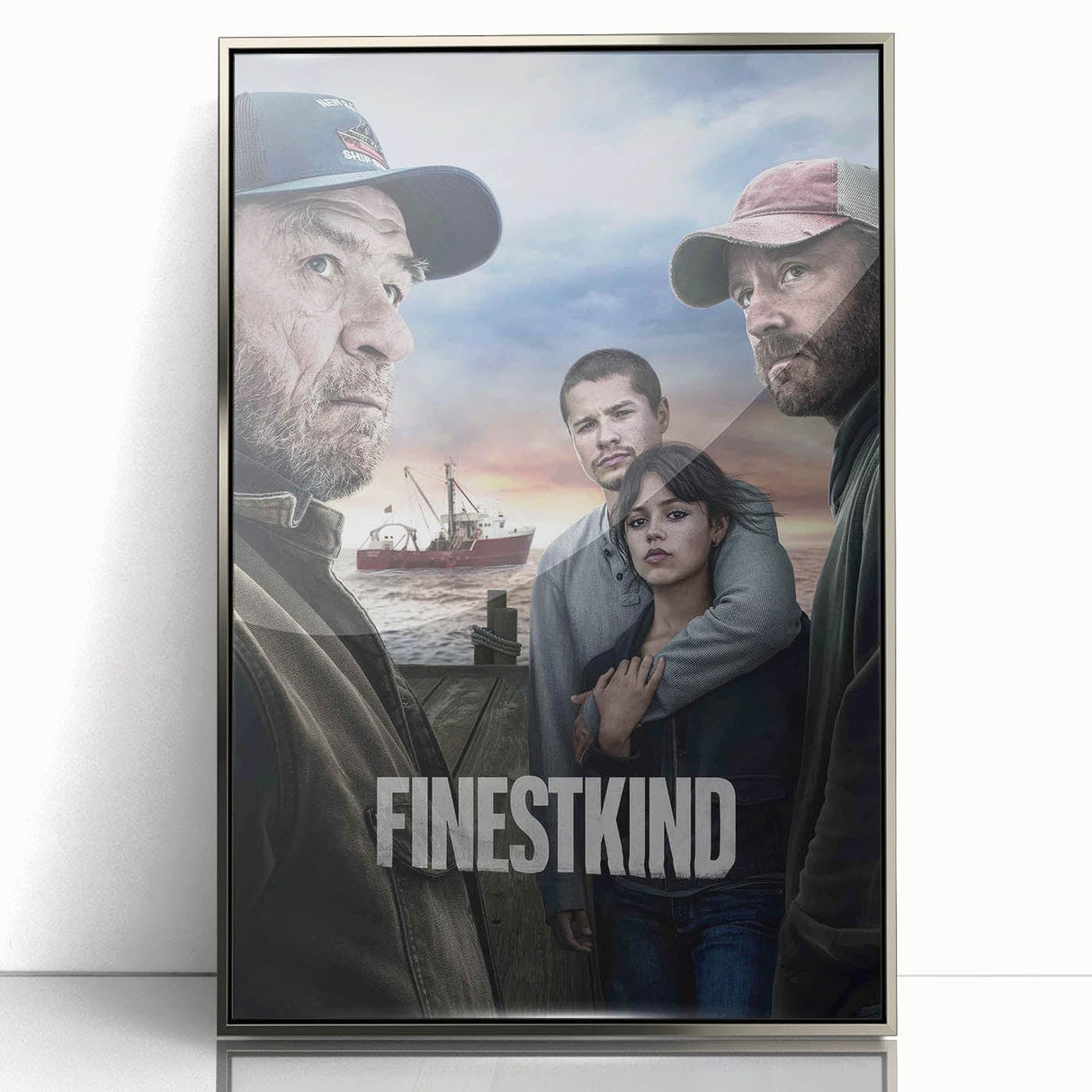 Finestkind 2020s Vintage Movie Poster Retro Crime Drama Art