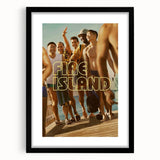 Fire Island 2020s Vintage Movie Poster Retro Comedy Film Art