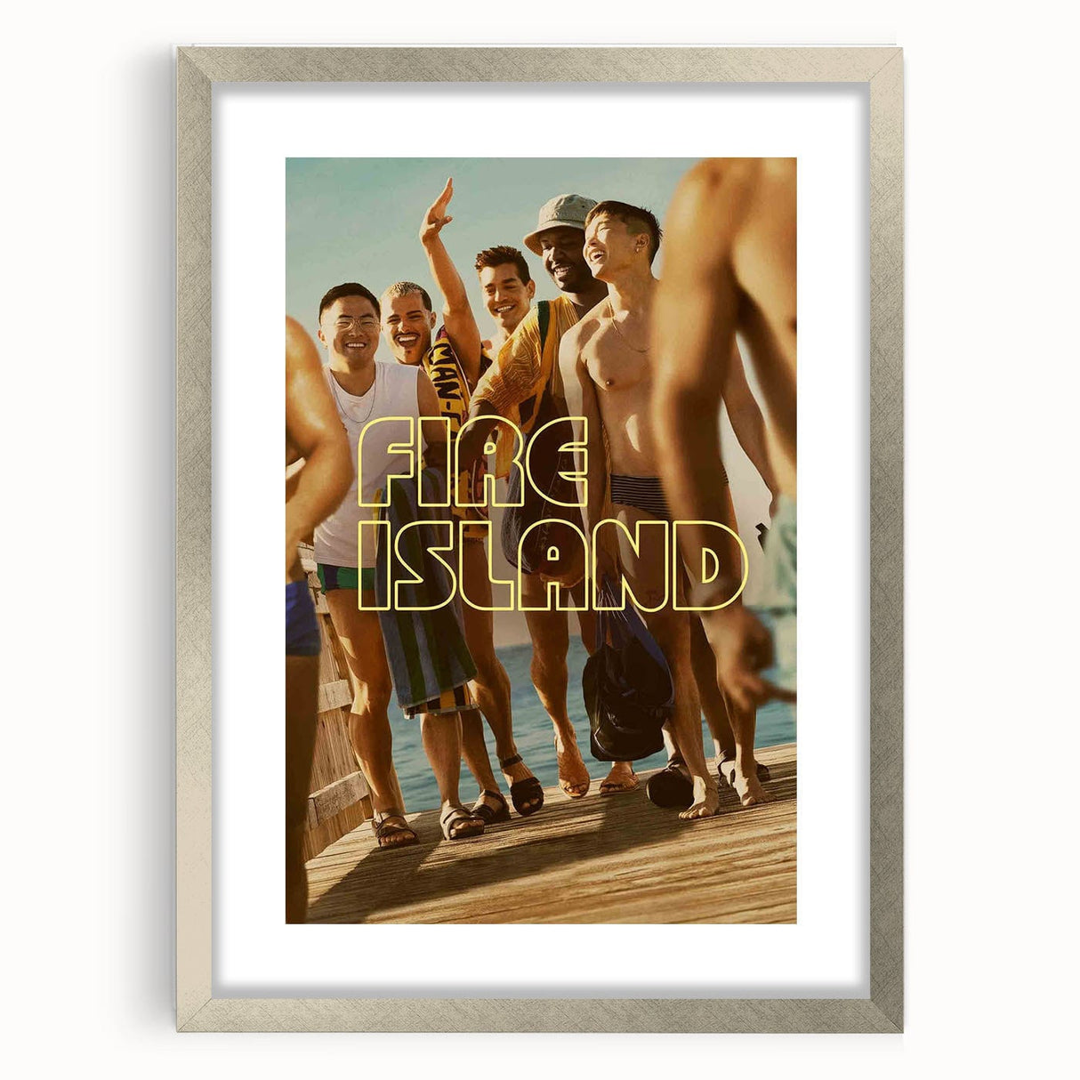 Fire Island 2020s Vintage Movie Poster Retro Comedy Film Art