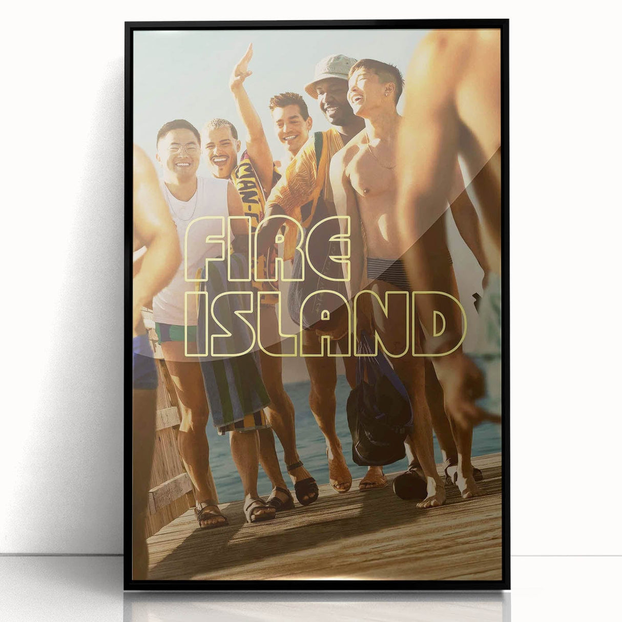 Fire Island 2020s Vintage Movie Poster Retro Comedy Film Art