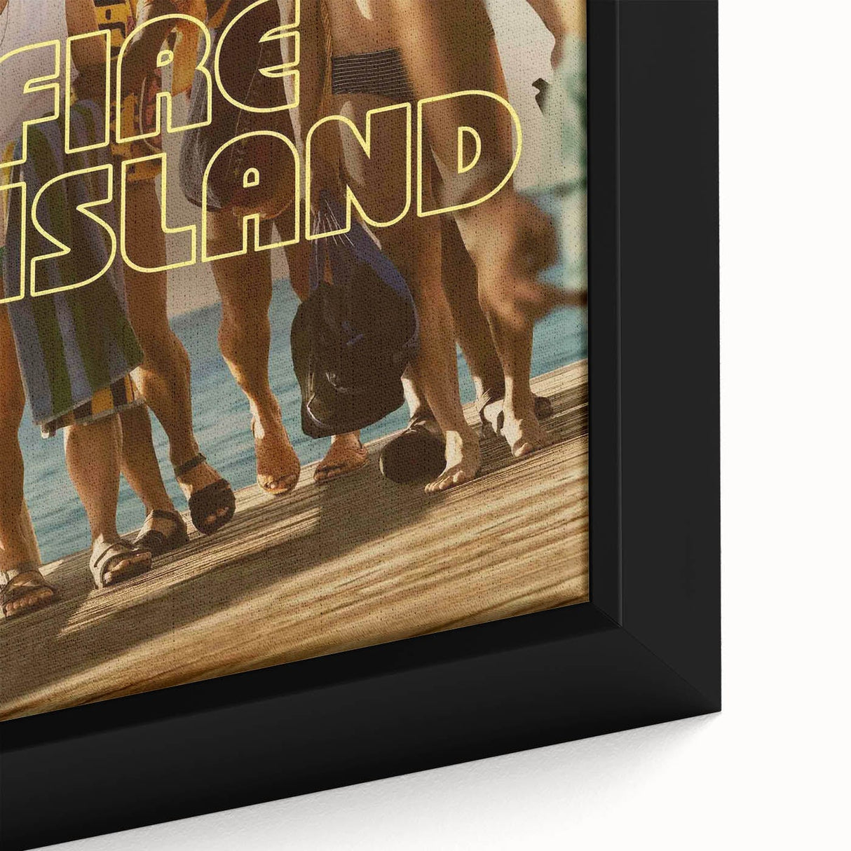 Fire Island 2020s Vintage Movie Poster Retro Comedy Film Art